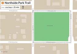 Map of Northside Park route