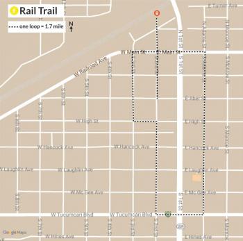 Map of Rail Trail route